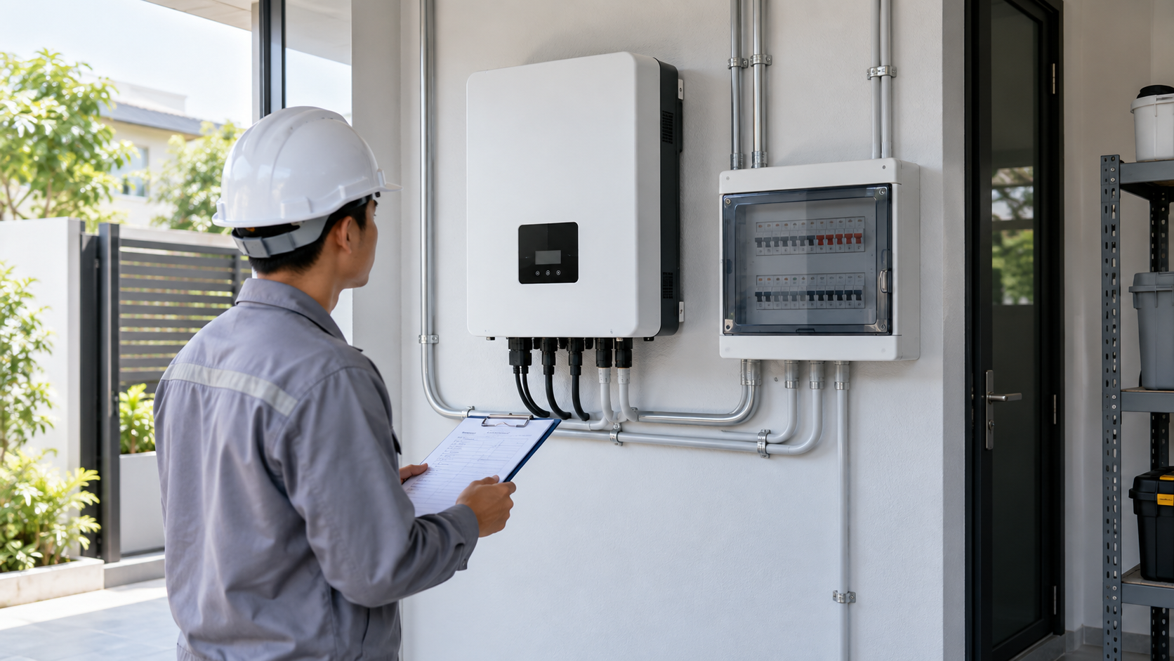 Minh họa theo dõi sản lượng điện mặt trời sau bàn giao