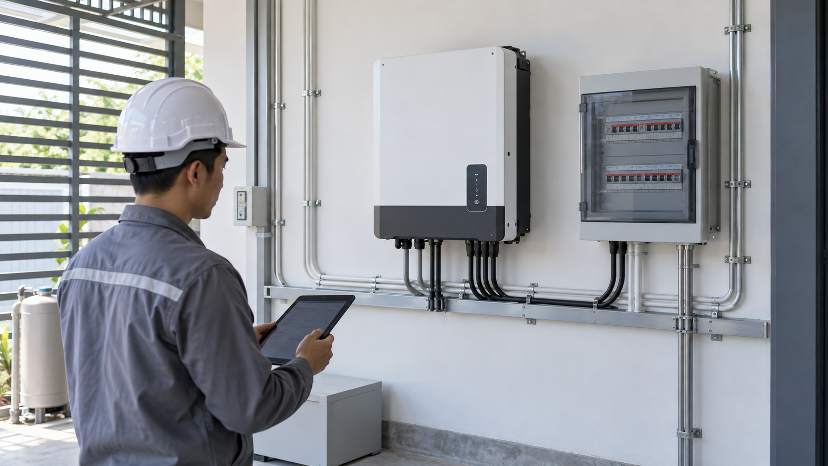Minh họa theo dõi sản lượng điện mặt trời sau bàn giao